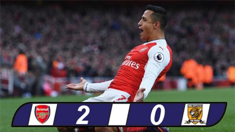 Sanchez tỏa sáng, Arsenal trở lại Top 3