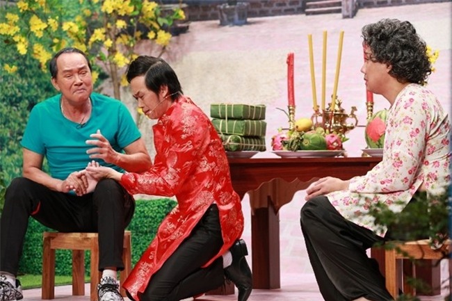 Tran Thanh gia gai lam khan gia xuc dong o tap cuoi On gioi hinh anh 4