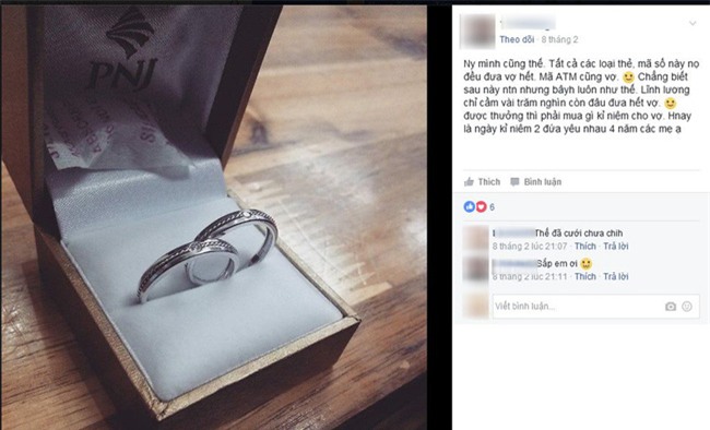 Chồng làm 5 triệu/tháng, được lì xì 400k tất tay tặng vợ làm quà Valentine khiến chị em xuýt xoa ngưỡng mộ - Ảnh 2.