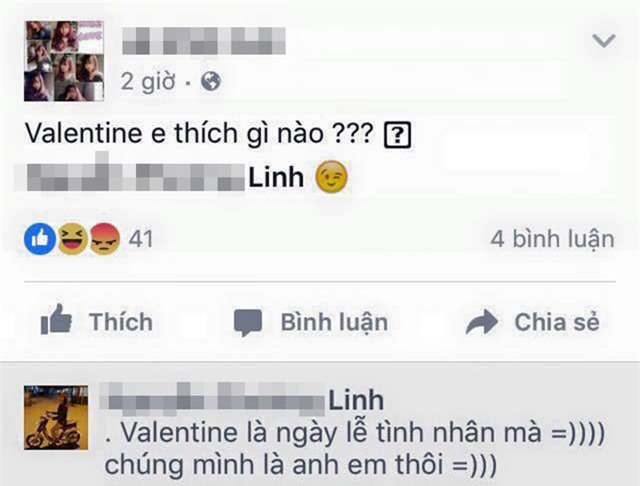 Đây là ví dụ điển hình của thính thả vào tận miệng cá rồi nhưng bị từ chối phũ phàng.