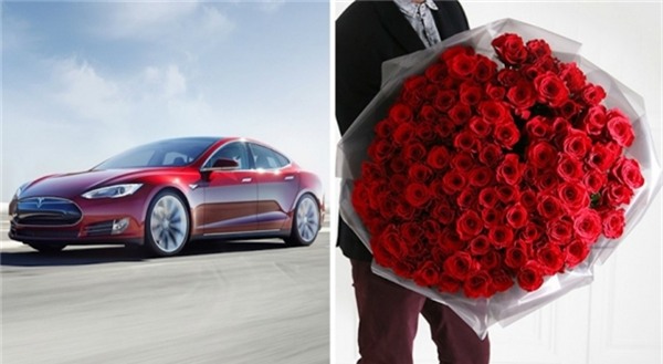 Bó hoa đắt đến khó tin là một sản phẩm mới cho mùa Valentine năm nay. (Ảnh: Internet)