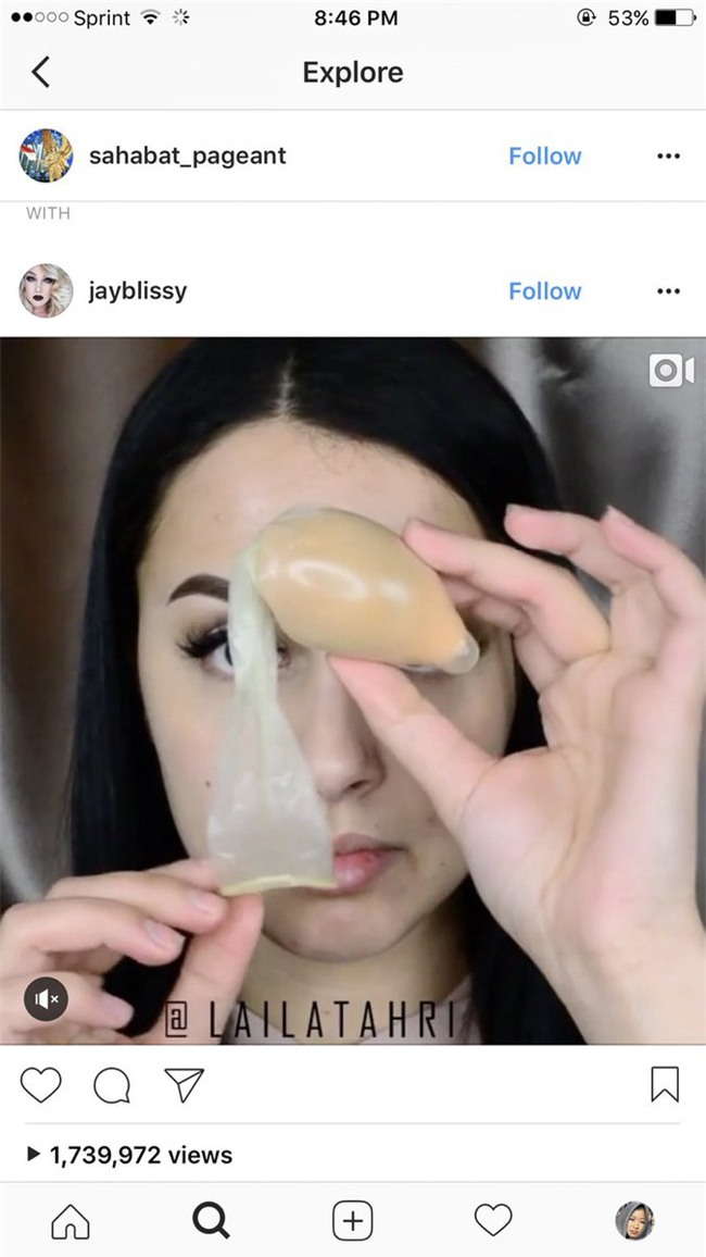 Mốt trang điểm bằng bao cao su hiện đang phá đảo thế giới ảo - Ảnh 2.