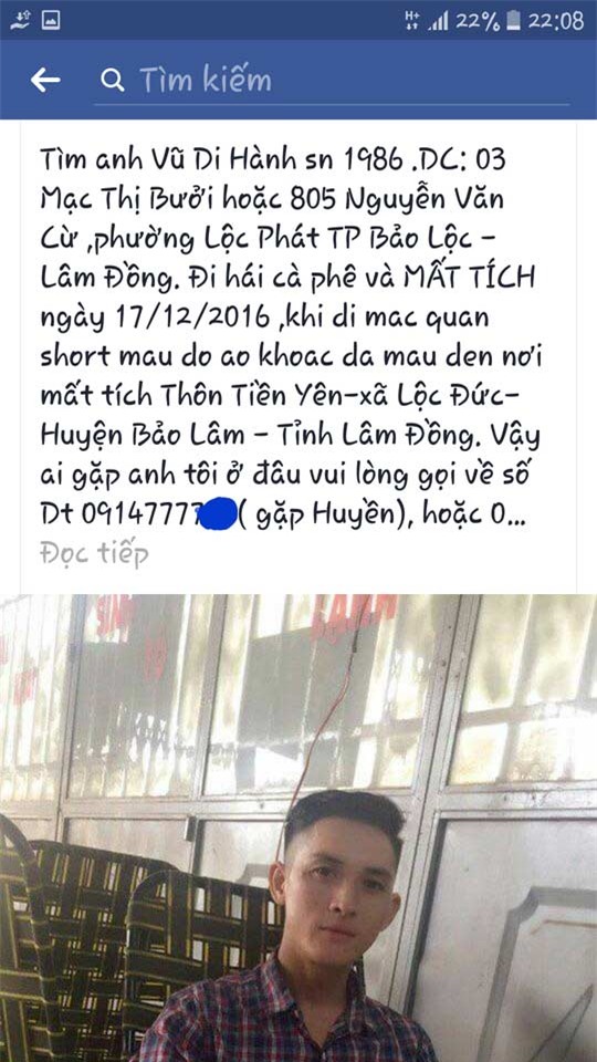 tham an rung dong lam dong: cung nguoi tinh chon giau xac chong roi dang tin tim kiem - 2