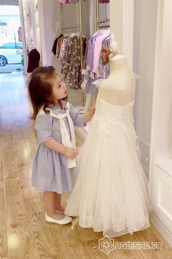 sao việt, cadie, cadie điệu đà, cadie mặc váy, con gái elly trần, elly trần