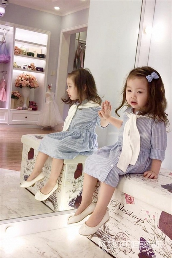 sao việt, cadie, cadie điệu đà, cadie mặc váy, con gái elly trần, elly trần