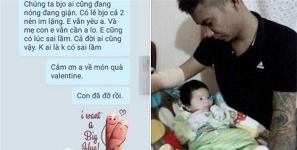 Sung sot truoc mon qua va la don ly hon chong tang vo trong ngay Valentine