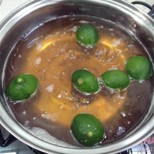 thuc hu phuong phap luoc ca qua chanh lay nuoc uong giam eo - 1