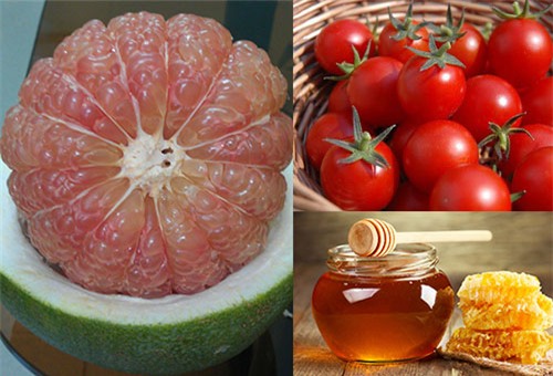 ca chua + buoi, meo giam mo bung can than toc cho chi em mum mim - 1