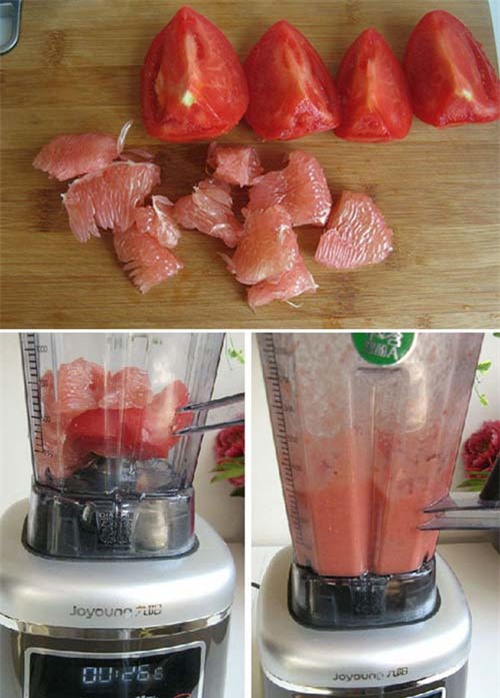 ca chua + buoi, meo giam mo bung can than toc cho chi em mum mim - 3