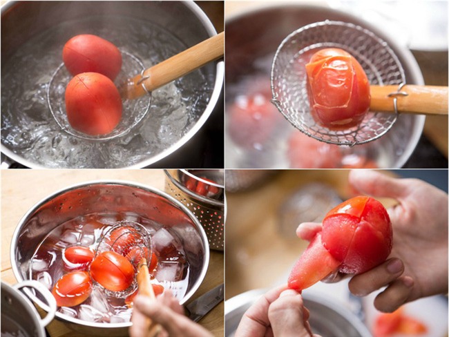 20 giây thôi, vỏ hành tỏi hay vỏ cà chua cũng sạch trơn mà chẳng bị nát bét - Ảnh 9.