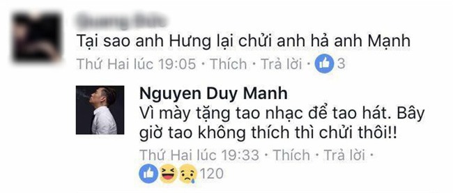 Tuấn Hưng viết status đá xéo, Duy Mạnh thẳng thắn đáp trả bằng ngôn từ mạnh bạo? - Ảnh 7.