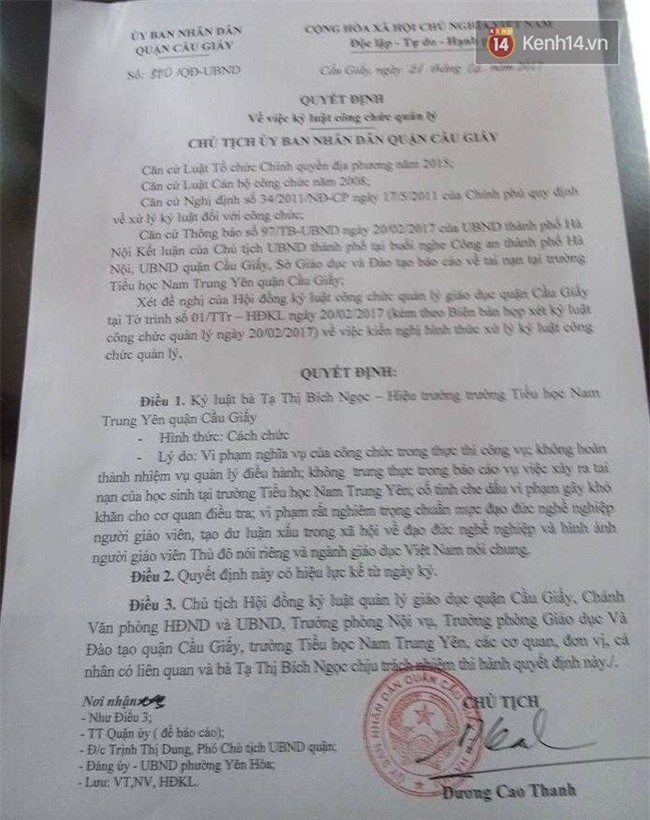 Hiệu trưởng trường Nam Trung Yên đi cấp cứu nên vắng mặt trong cuộc họp kỷ luật - Ảnh 2.