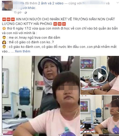 co giao truong mam non chat luong cao bi to doi nuoc len dau tre vi… te dam - 1