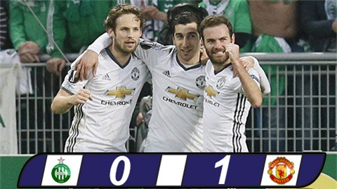 Mkhitaryan lập công, M.U vào vòng 1/8 Europa League