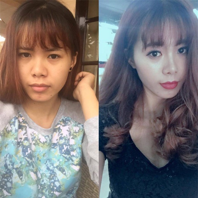 Dù biết makeup và công nghệ là vi diệu, nhưng thần thánh đến mức này thì quả thật khó nói nên lời - Ảnh 4.