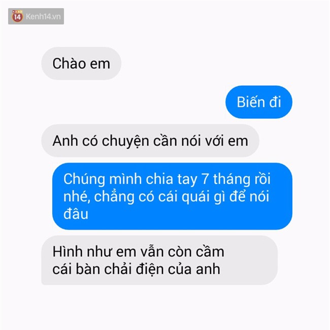 Loạt tin nhắn chứng minh: Người yêu cũ là một thứ gì đó rất... hãm! - Ảnh 1.
