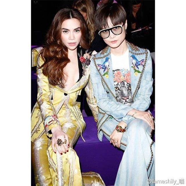 HOT: Hồ Ngọc Hà diện set đồ hàng trăm triệu, dự show Gucci đang khiến dân tình điên đảo vì quá đỉnh - Ảnh 4.
