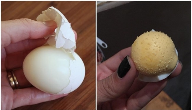 Lăn mặt bằng trứng gà luộc: chưa kịp sạch mụn đã bị viêm da - Ảnh 2.