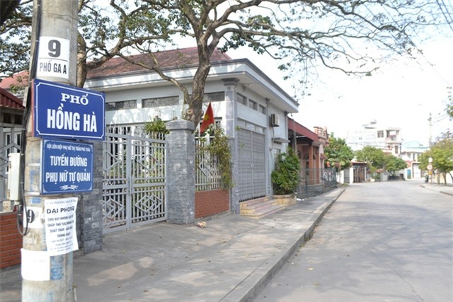 Phố Hồng Hà, thị trấn Phú Thái, nơi đối tượng Trương Việt Cường (tức Xệ lác) sinh sống. Ảnh: Đ.Tuỳ