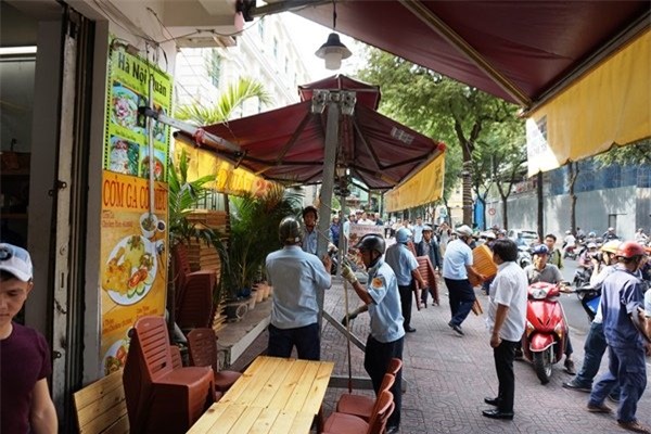 quận 1, Phó chủ tịch UBND quận 1, Đoàn Ngọc Hải, vỉa hè