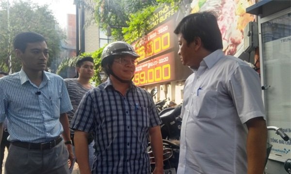 quận 1, Phó chủ tịch UBND quận 1, Đoàn Ngọc Hải, vỉa hè