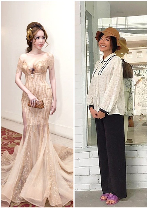 khong nhan ra ngoc trinh, elly tran khi an van "que mua" - 1