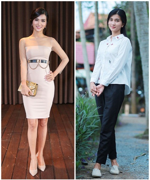 khong nhan ra ngoc trinh, elly tran khi an van "que mua" - 3