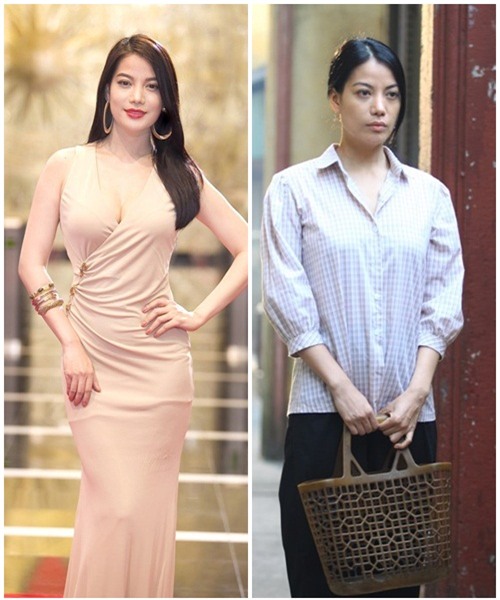 khong nhan ra ngoc trinh, elly tran khi an van "que mua" - 4