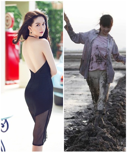 khong nhan ra ngoc trinh, elly tran khi an van "que mua" - 7