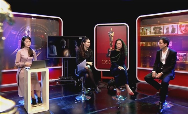 Nu sinh noi 7 thu tieng phien dich Oscar tren truyen hinh hinh anh 1