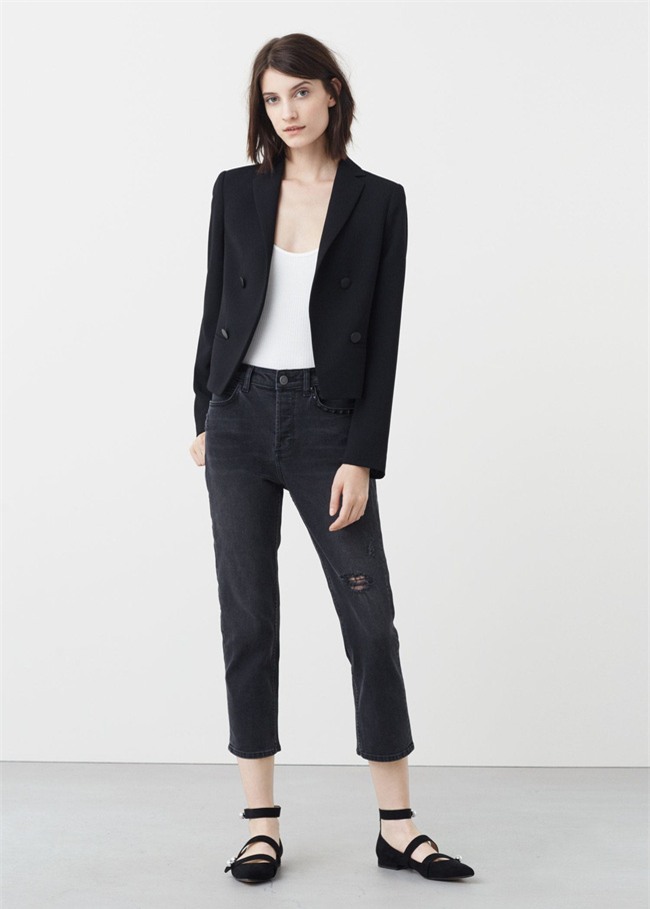 Đổi gió cho trang phục công sở hàng ngày với cặp đôi trời sinh: Quần jeans và áo blazers - Ảnh 8.