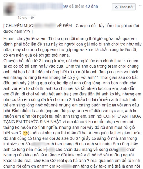 Chia tay, chàng trai đòi tiền, đòi luôn đôi giày đã tặng để “đi bán lại, lỗ cũng được!” - Ảnh 1.