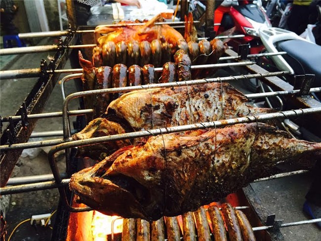 cá nướng Tây Bắc, cá nướng, cá rô phi nướng