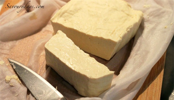 đậu phụ có thạch cao, chế biến đậu phụ, đậu phụ,
