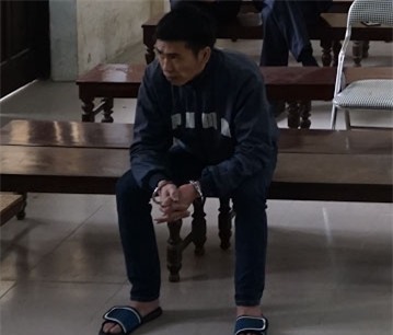 Bị cáo Lô Minh Huyên tại phiên tòa