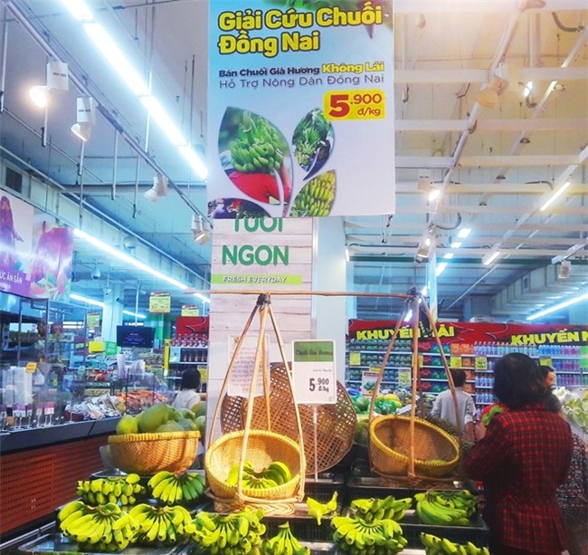 Chen nhau mua chuoi 'ban khong lai' gia 5.900 dong/kg hinh anh 1