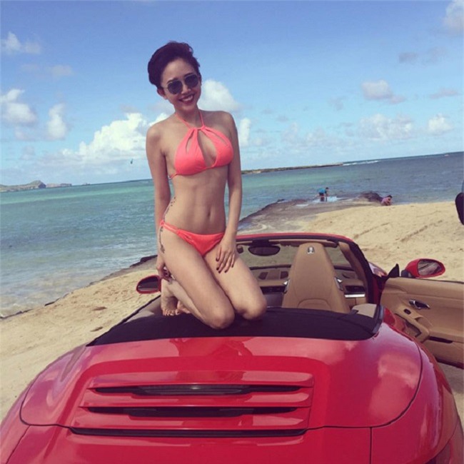 "do vai giay" khi gap kieu nu vbiz mac ao tam ruc ro hinh anh 17