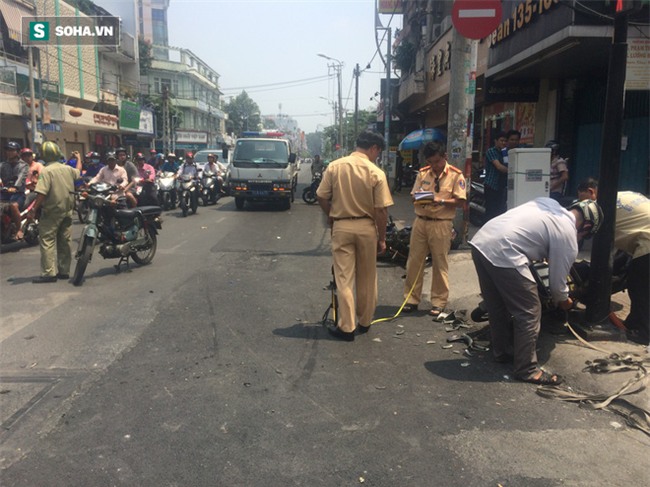 Nghi án kẻ cướp chạy ngược chiều gây tai nạn khiến 1 người nguy kịch - Ảnh 1.