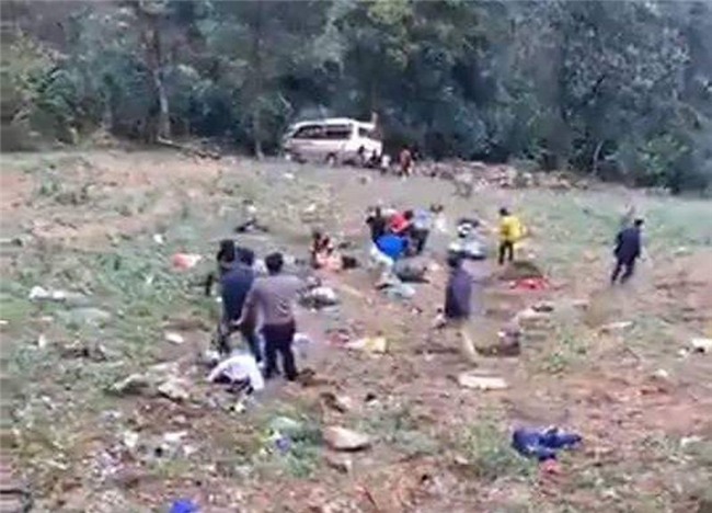 Tai nạn giao thông, TNGT, xe khách rơi xuống vực,4 người bị giết ở Lào Cai