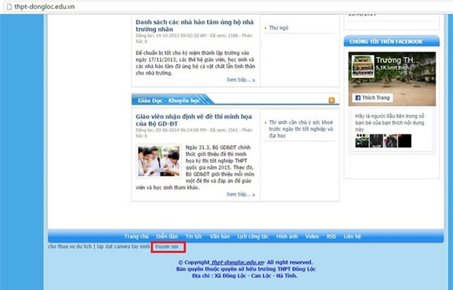 Hieu truong noi ve trang web cua truong dan den truyen sex hinh anh 1