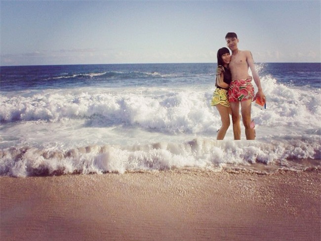 Cặp đôi quần đùi dưa hấu nhờ chỉnh ảnh đang đứng ở biển, và cái kết... - Ảnh 6.