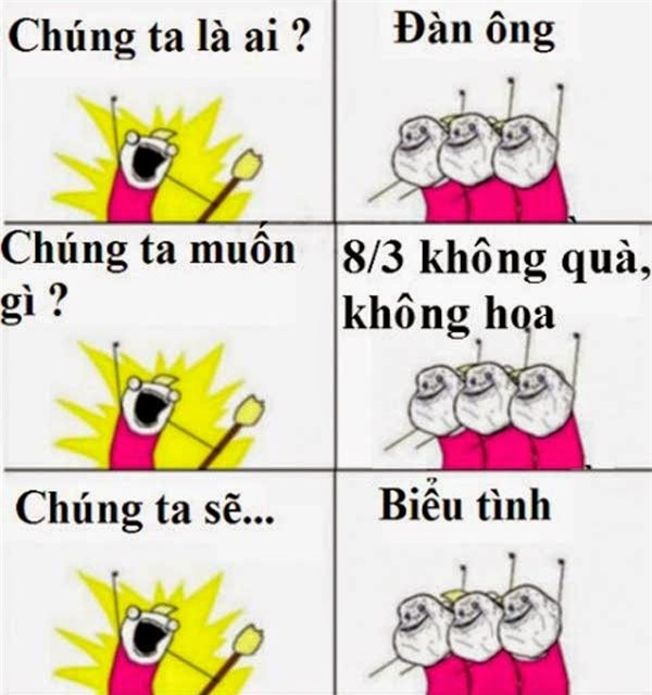 Dang dinh tron qua ngay 8/3, buc anh vo chup khien anh chong nai ni xin 'cong nop'