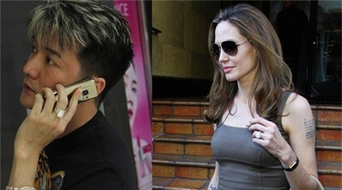 Mr Đàm cũng sở hữu chiếc nhẫn 10 tỷ đồng giống y hệt ngôi sao Hollywood Angelina Jolie.