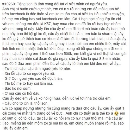 Chang trai doi lai son khi biet co gai da co nguoi yeu hinh anh 1