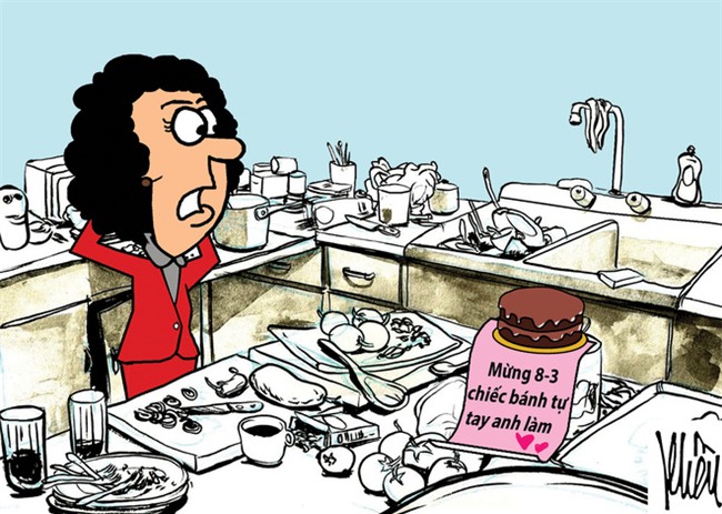 Ngày 8/3, vợ chỉ biết ôm đầu khi thấy món quà ác mộng chồng tự tay làm tặng - Ảnh 1.