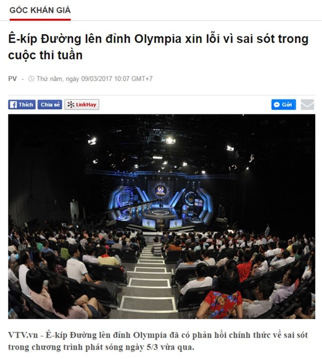 E-kip 'Duong len dinh Olympia' xin loi vi lam sai lech ket qua hinh anh 2