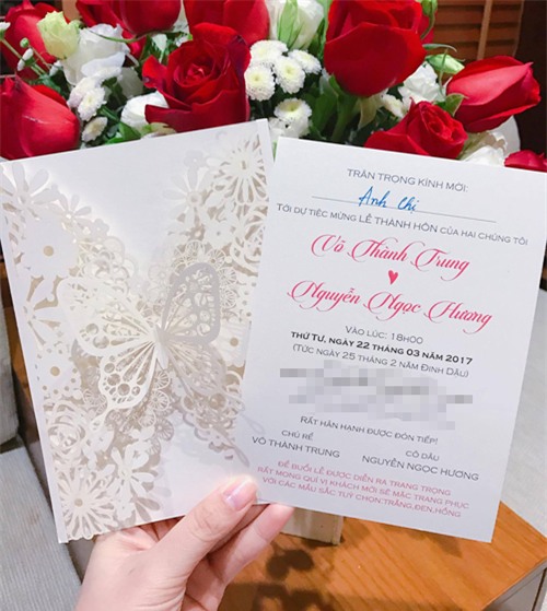 Lộ thiệp cưới cầu kì của MC Thành Trung - Ảnh 2.