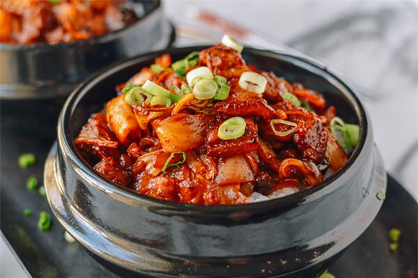 thit ba chi rang kim chi la mieng, chi 10 phut la xong - 8