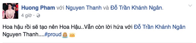 Khánh Ngân đăng quang Hoa khôi, Phạm Hương nhắc lại câu tuyên bố từng bị Hà Hồ phản bác - Ảnh 1.