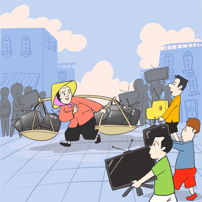 [Tranh vẽ] Trấn Thành đã lên ngôi Chúa tể của những chiếc tivi như thế nào? - Ảnh 5.